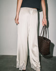 Mireya Satin Lace Pants