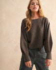 Fatima Boat Neck Sweater
