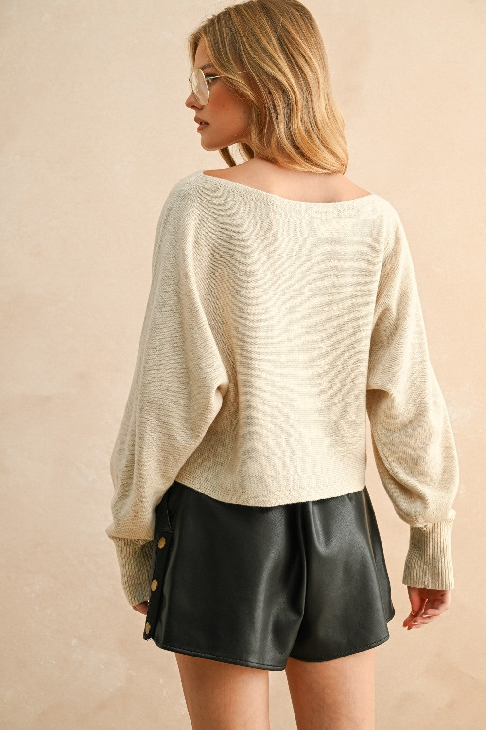 Fatima Boat Neck Sweater