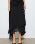 Liora Scarf Hem Maxi Skirt