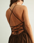 Gemma Gingham Maxi Dress