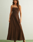 Gemma Gingham Maxi Dress