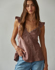 Love Notes Satin Top
