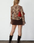Amber Suede Skort
