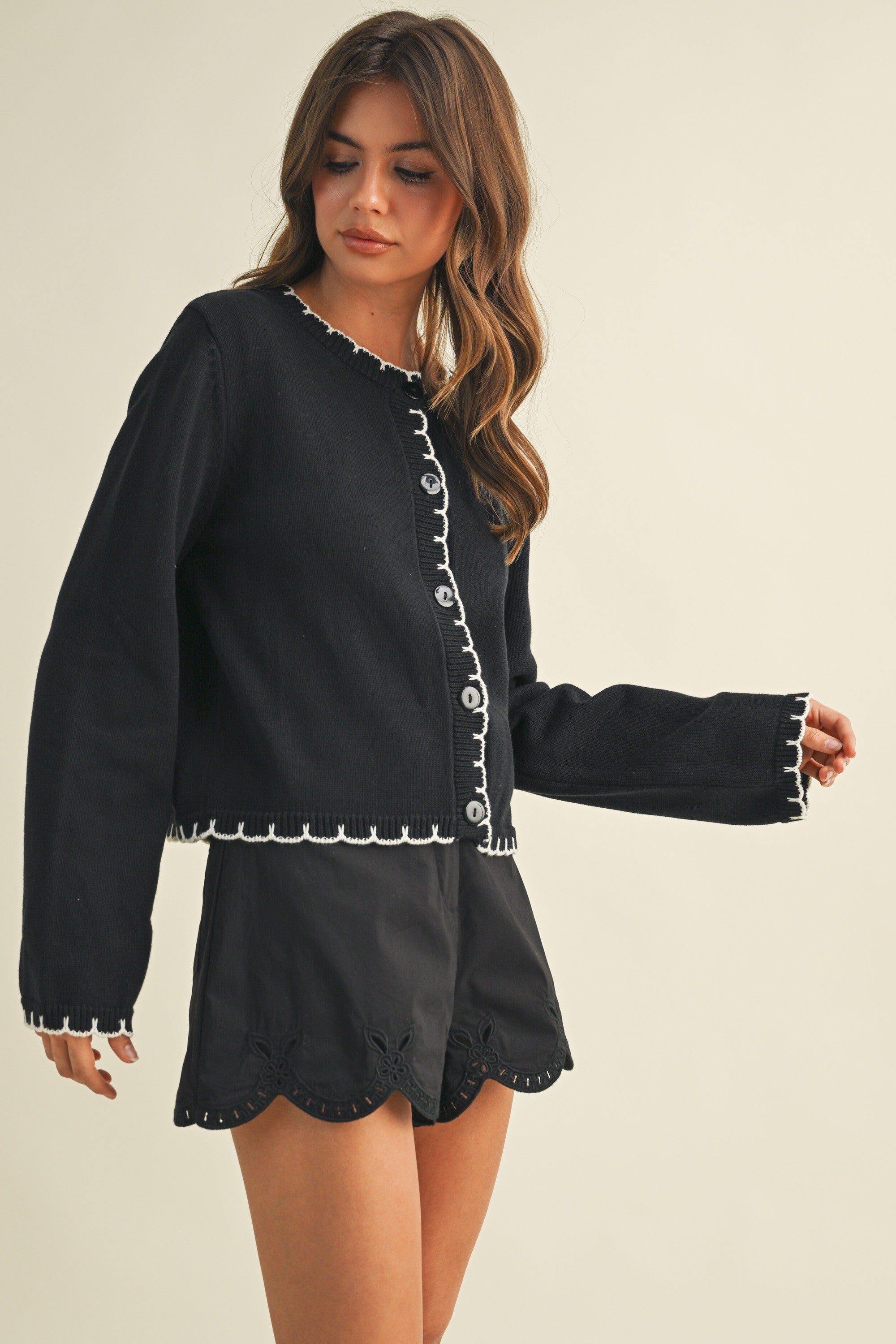 Emmie Edge Stitch Sweater