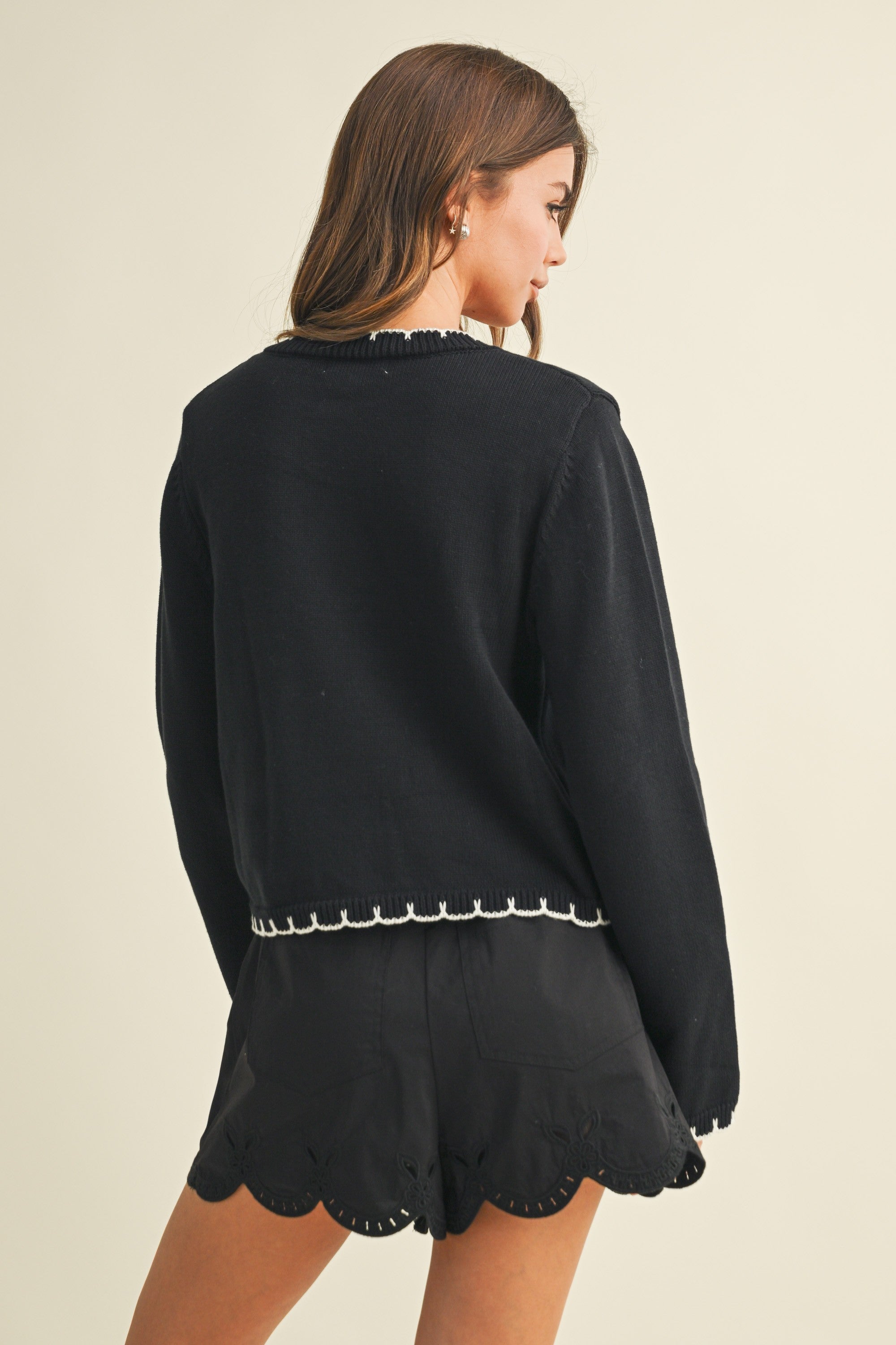 Emmie Edge Stitch Sweater