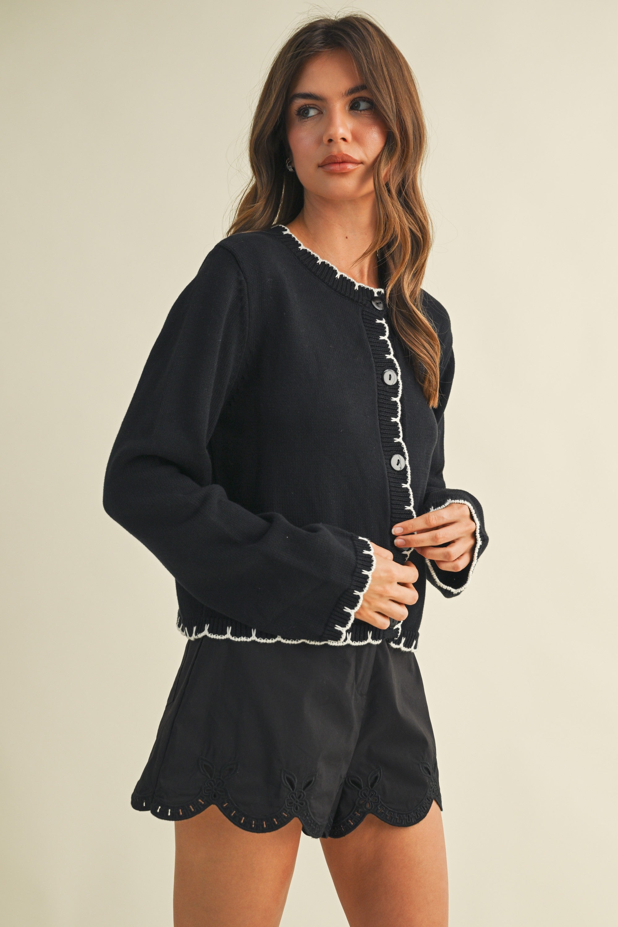 Emmie Edge Stitch Sweater