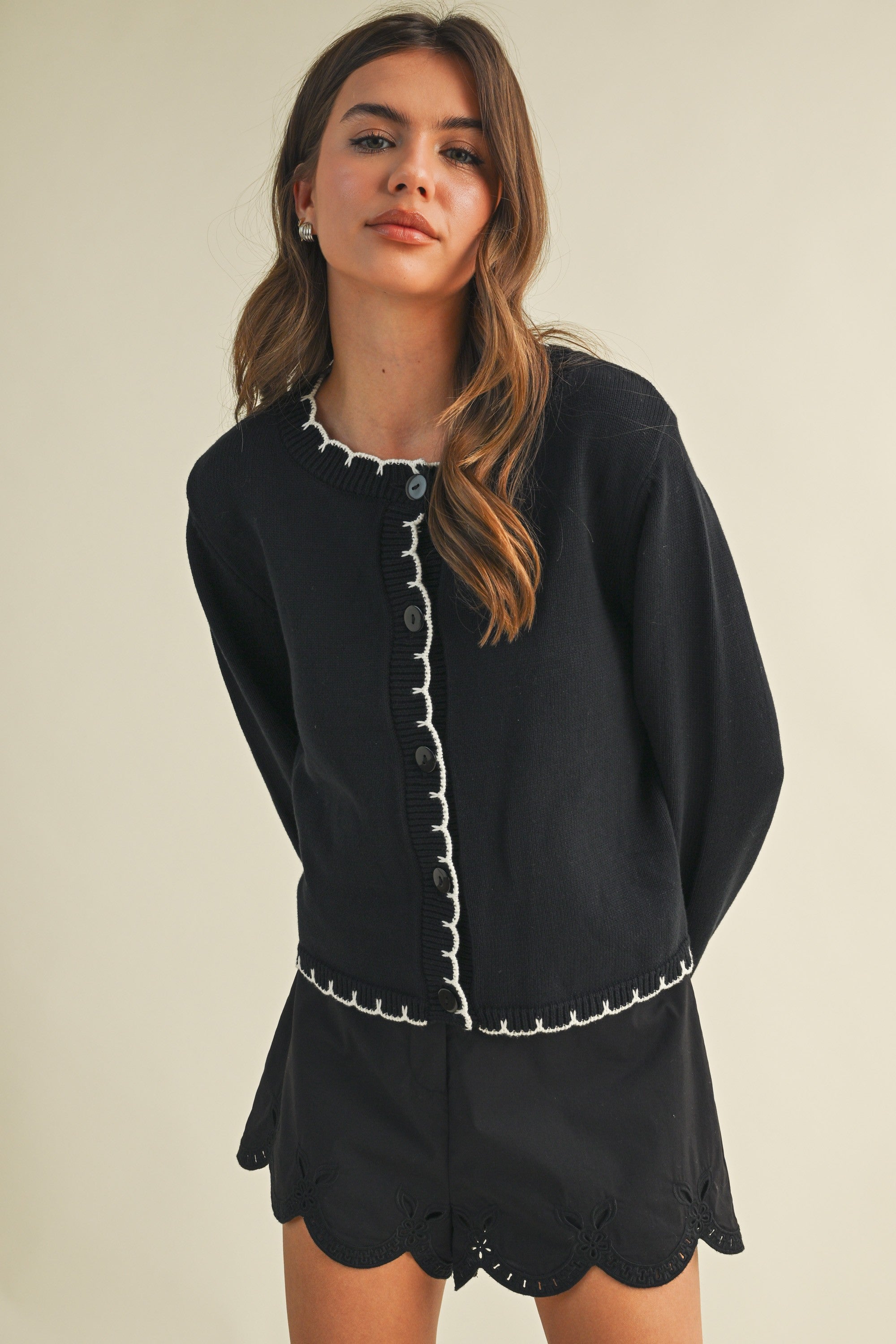 Emmie Edge Stitch Sweater