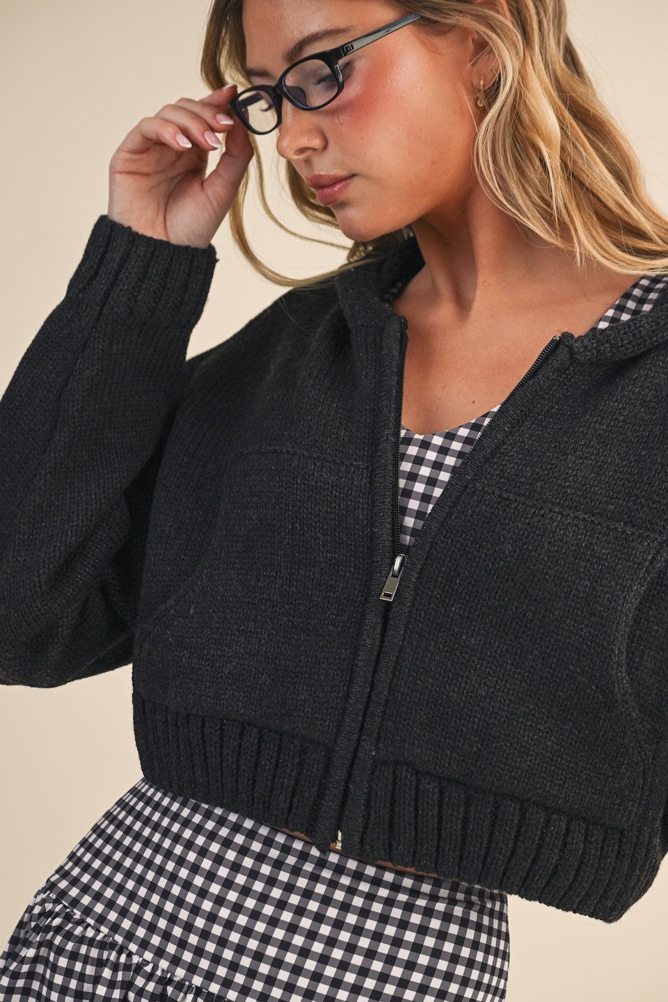 Kim Knit Hoodie