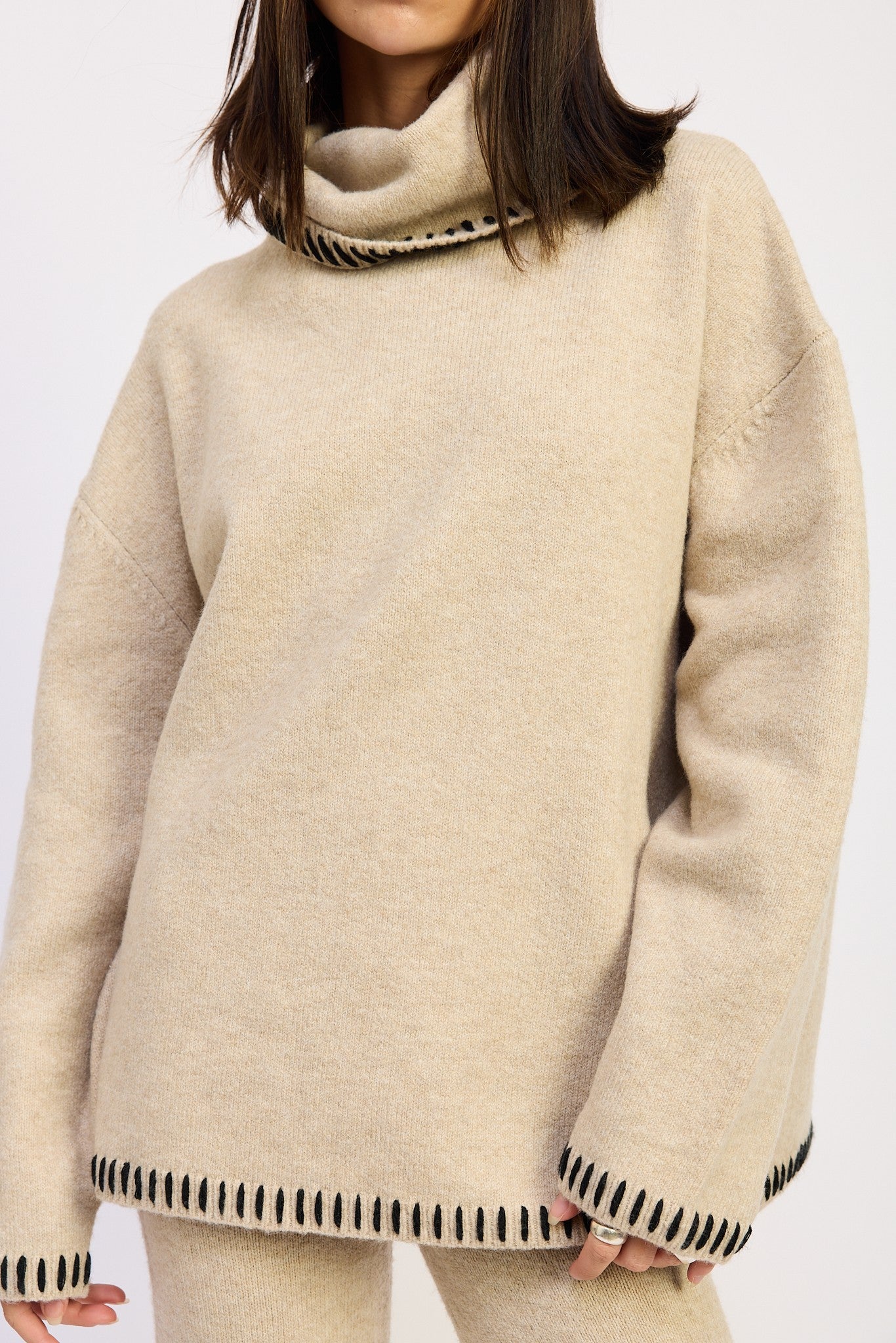 Heather Turtle Neck Sweater