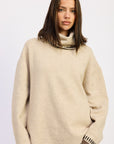 Heather Turtle Neck Sweater