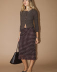 Mimi Polka Dot Midi Skirt