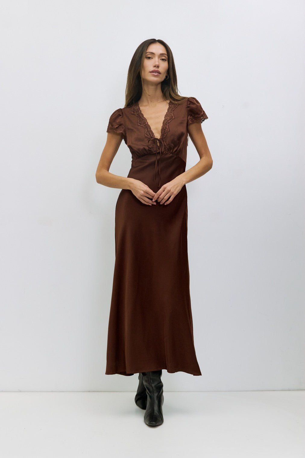Vivienne Satin Dress