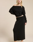 Clarissa Jersey Maxi Skirt