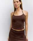 Crystal Halter Top