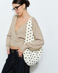 Juliana Polka Dot Canvas Tote Bag