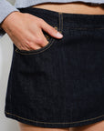 Shiloh Denim Mini Skort