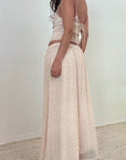 Priscilla Polka Dot Maxi Skirt