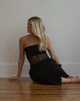 Mulholland Mesh Tube Top