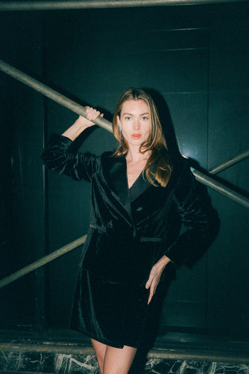 Meryl Velvet Blazer