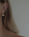 Nadia Heart Drop Earrings by Mod + Jo