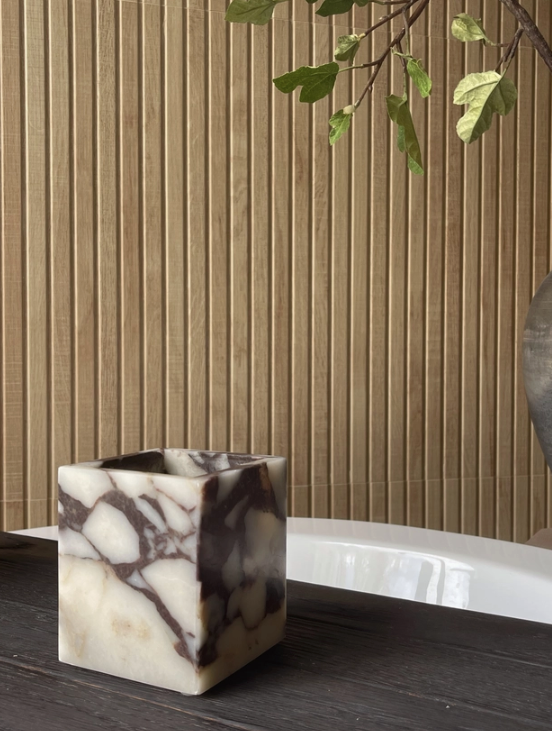 Calacatta Viola Marble Candle