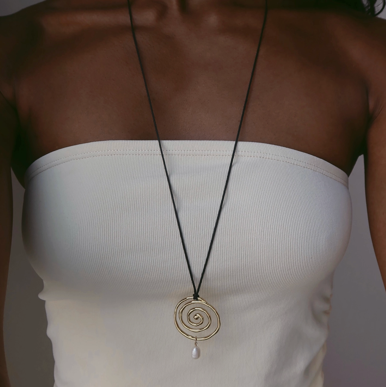 Ashton Spiral Cord Necklace by Mod + Jo