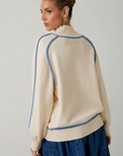 Vicky Contrast Stitch Sweater
