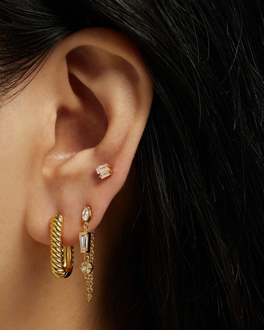 Lorelei Chain Earrings by Mod + Jo