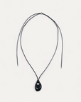 Oval Pebble Cord Necklace