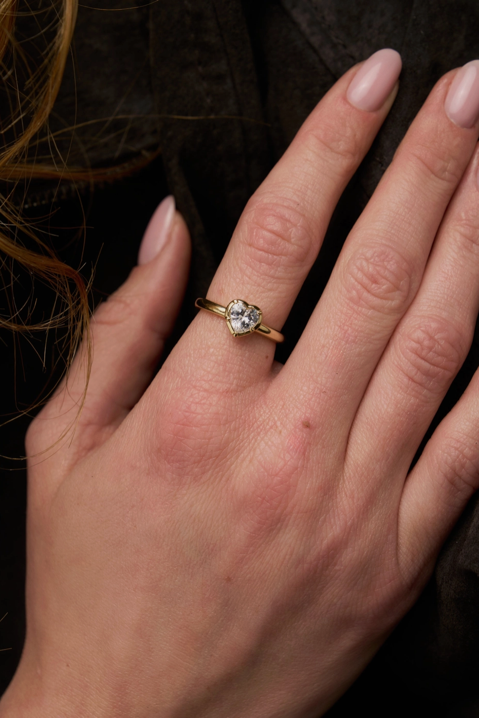 Cleo Heart Ring by Lili Claspe