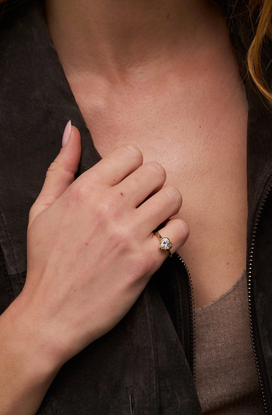 Cleo Heart Ring by Lili Claspe