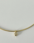 Bezel Charm Choker