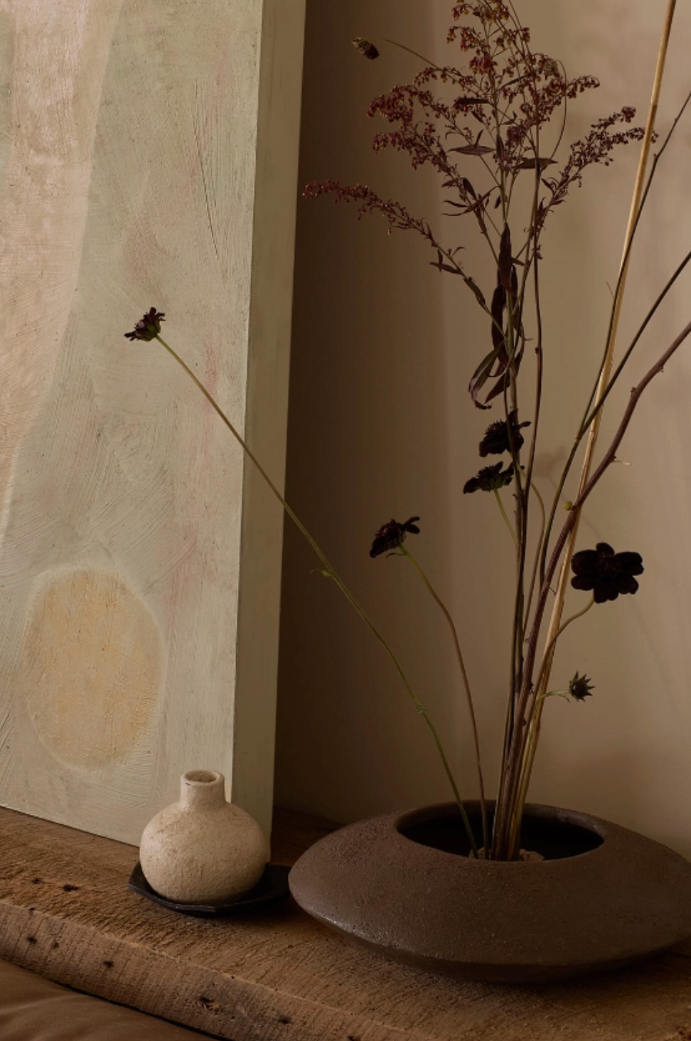 Sandollar Vase - Brownstone