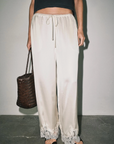 Mireya Satin Lace Pants