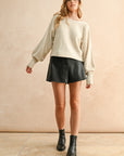 Fatima Boat Neck Sweater