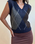 Sydney Argyle Sweater Vest