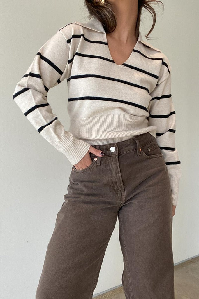 Jenna Striped Sweater