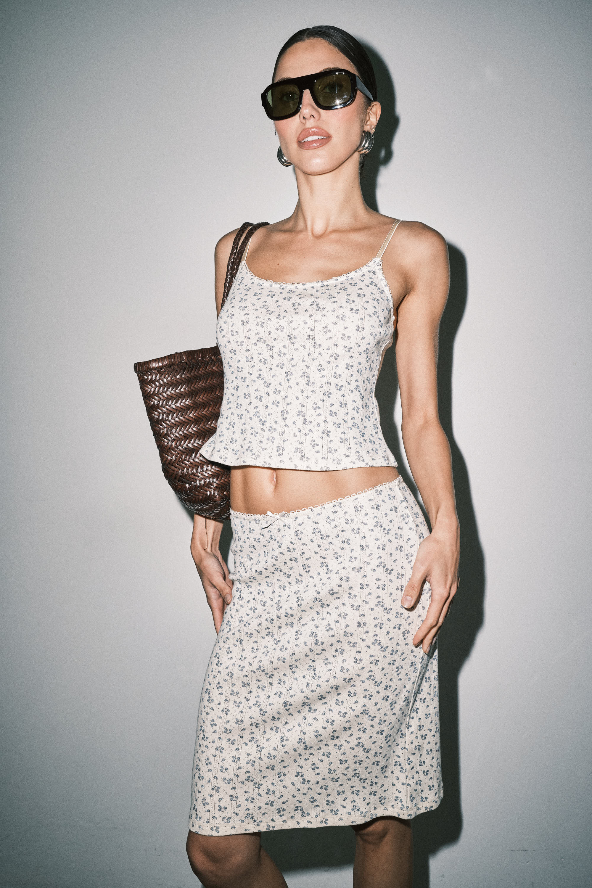 Solana Floral Skirt
