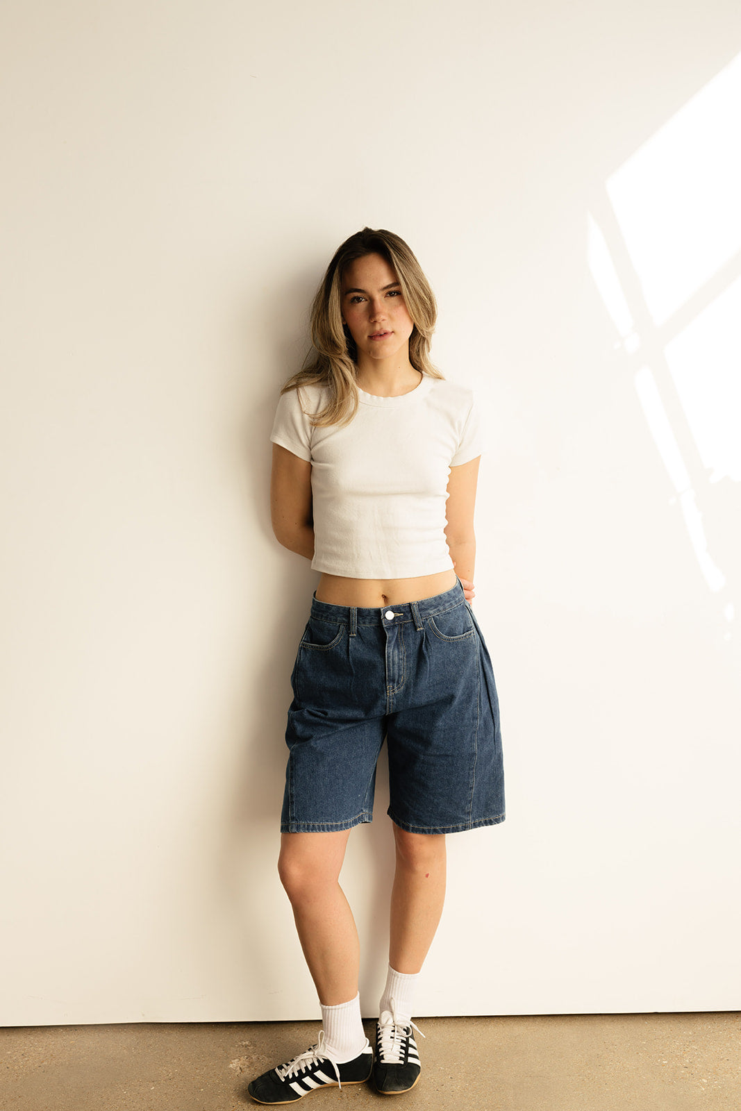 トップス THEREDTHREAD S garter bare shorts set THEREDTHREAD / ザレッドスレッド】S garter bare shorts set